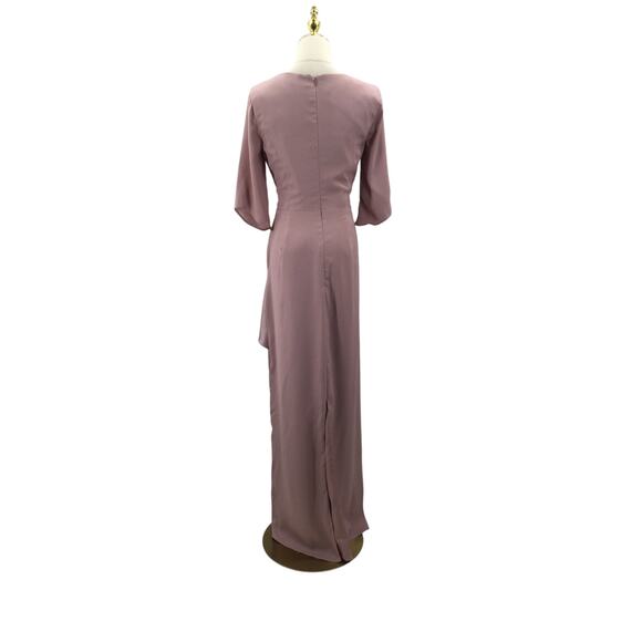 AW BRIDAL 12 L dusty rose Caesar mother of the bride formal gala maxi dress b43 - Picture 4 of 9